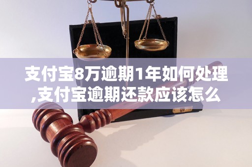 支付宝8万逾期1年如何处理,支付宝逾期还款应该怎么办