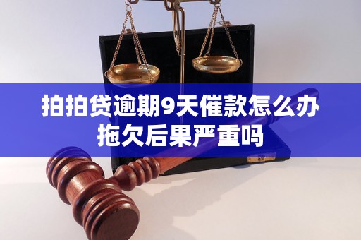 拍拍贷逾期9天催款怎么办拖欠后果严重吗