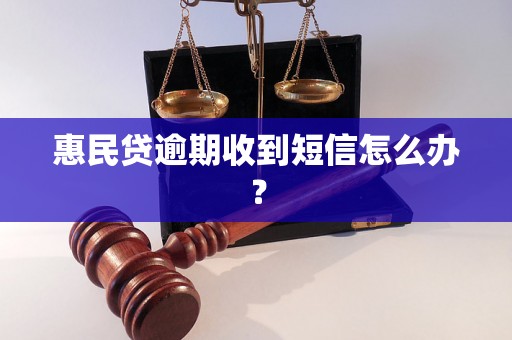 惠民贷逾期收到短信怎么办？