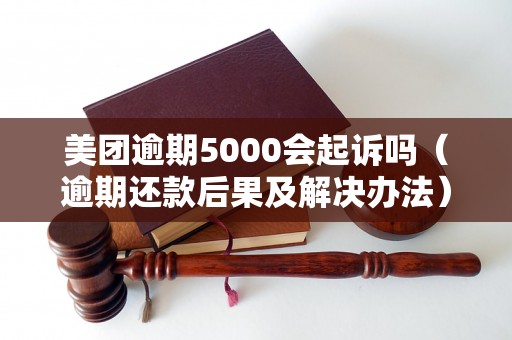 美团逾期5000会起诉吗（逾期还款后果及解决办法）