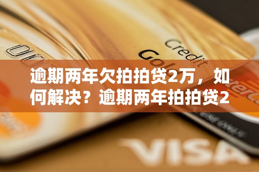 逾期两年欠拍拍贷2万，如何解决？逾期两年拍拍贷2万借款逾期处理方法