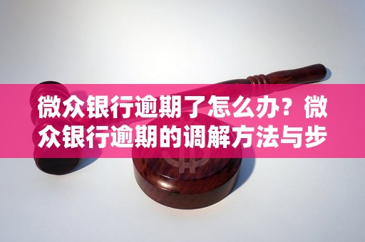 微众银行逾期了怎么办？微众银行逾期的调解方法与步骤