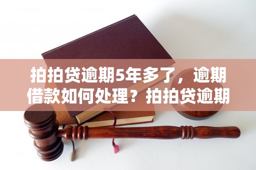 拍拍贷逾期5年多了，逾期借款如何处理？拍拍贷逾期5年多了，应该如何催收？