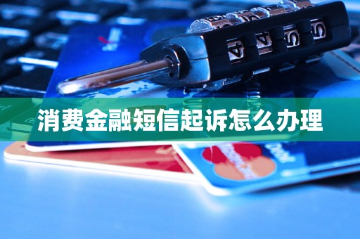 消费金融短信起诉怎么办理