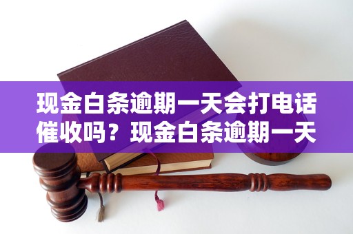 现金白条逾期一天会打电话催收吗？现金白条逾期一天的后果