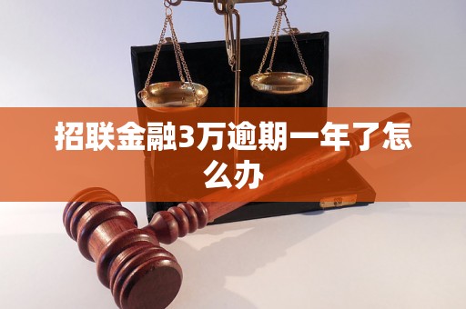 招联金融3万逾期一年了怎么办