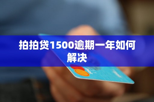 拍拍贷1500逾期一年如何解决