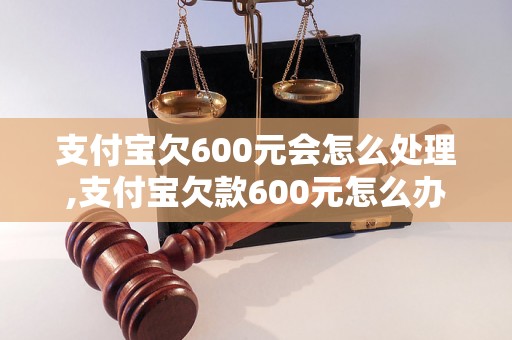 支付宝欠600元会怎么处理,支付宝欠款600元怎么办