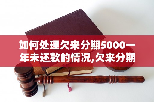 如何处理欠来分期5000一年未还款的情况,欠来分期5000一年未还会有什么后果