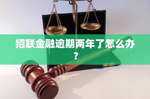 招联金融逾期两年了怎么办？