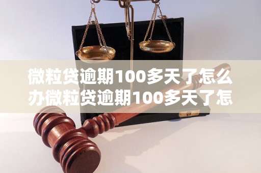 微粒贷逾期100多天了怎么办微粒贷逾期100多天了怎么办