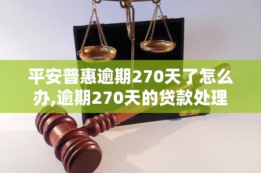 平安普惠逾期270天了怎么办,逾期270天的贷款处理方法