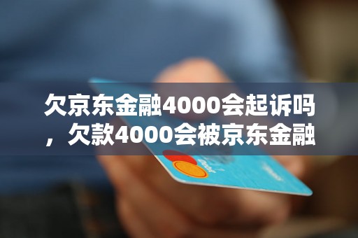 欠京东金融4000会起诉吗，欠款4000会被京东金融起诉吗