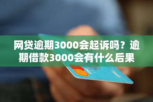 网贷逾期3000会起诉吗？逾期借款3000会有什么后果？