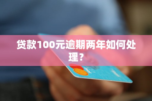 贷款100元逾期两年如何处理？