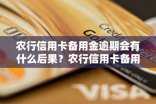 农行信用卡备用金逾期会有什么后果？农行信用卡备用金逾期怎么办？