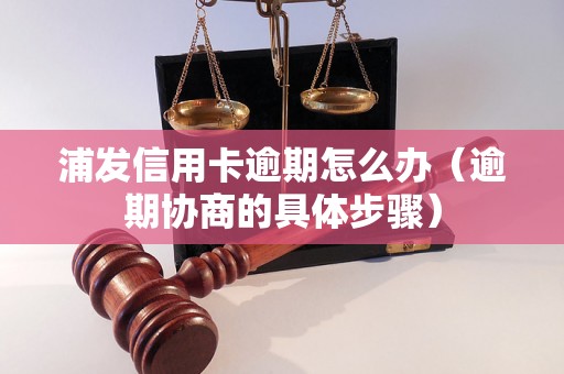 浦发信用卡逾期怎么办（逾期协商的具体步骤）