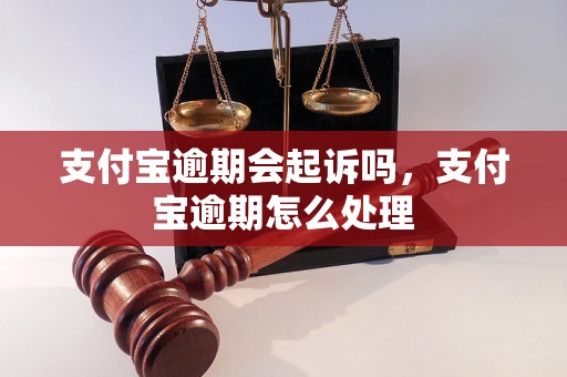 支付宝逾期会起诉吗，支付宝逾期怎么处理