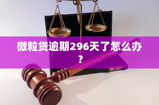 微粒贷逾期296天了怎么办？