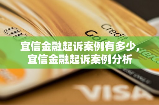 宜信金融起诉案例有多少,宜信金融起诉案例分析