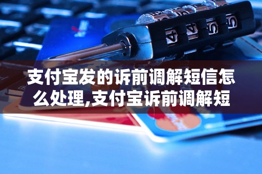 支付宝发的诉前调解短信怎么处理,支付宝诉前调解短信内容分析