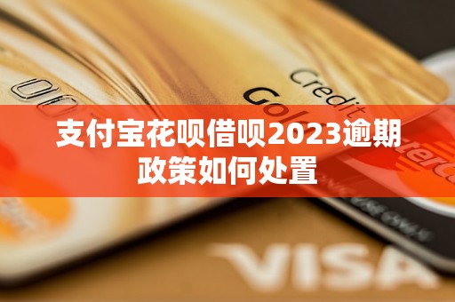 支付宝花呗借呗2023逾期政策如何处置