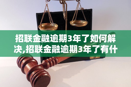 招联金融逾期3年了如何解决,招联金融逾期3年了有什么后果