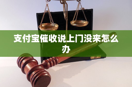 支付宝催收说上门没来怎么办