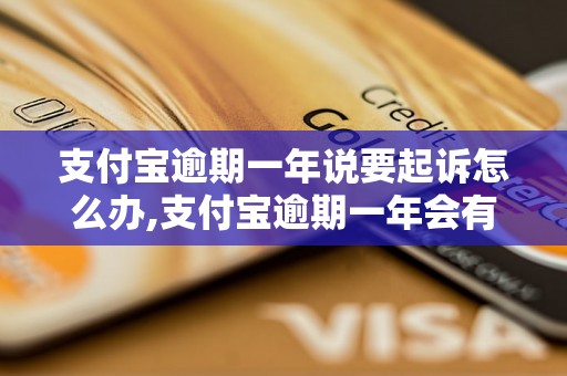 支付宝逾期一年说要起诉怎么办,支付宝逾期一年会有什么后果