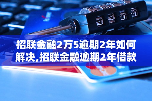 招联金融2万5逾期2年如何解决,招联金融逾期2年借款后果