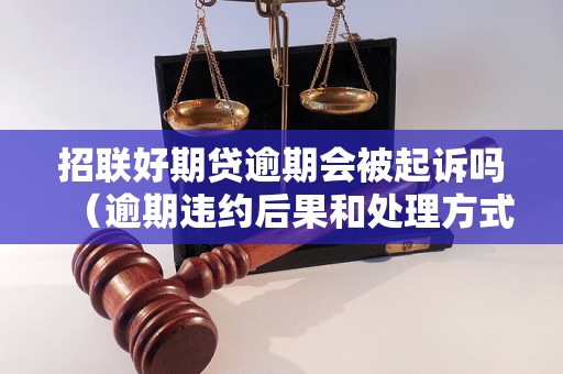 招联好期贷逾期会被起诉吗（逾期违约后果和处理方式）