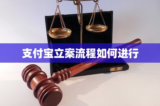 支付宝立案流程如何进行