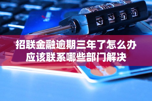 招联金融逾期三年了怎么办应该联系哪些部门解决