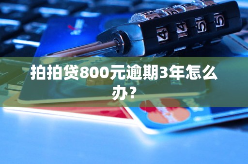 拍拍贷800元逾期3年怎么办？