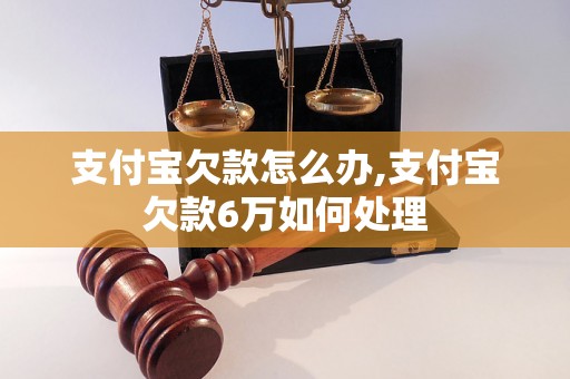 支付宝欠款怎么办,支付宝欠款6万如何处理