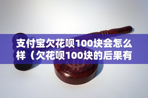 支付宝欠花呗100块会怎么样（欠花呗100块的后果有哪些）