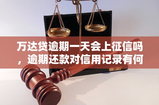 万达贷逾期一天会上征信吗，逾期还款对信用记录有何影响