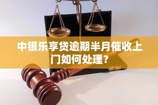 中银乐享贷逾期半月催收上门如何处理？