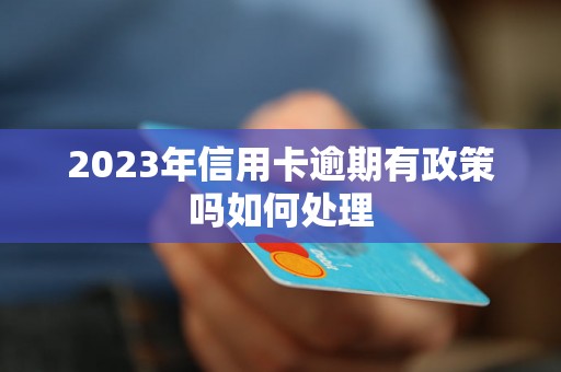 2023年信用卡逾期有政策吗如何处理