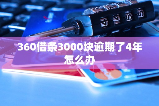 360借条3000块逾期了4年怎么办