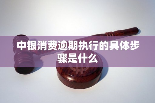 中银消费逾期执行的具体步骤是什么