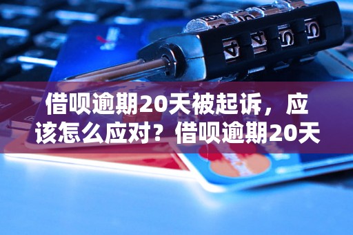 借呗逾期20天被起诉，应该怎么应对？借呗逾期20天的后果有哪些？