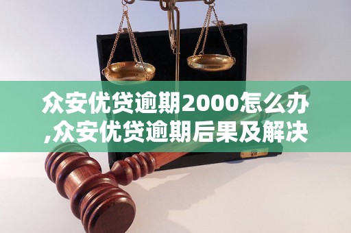 众安优贷逾期2000怎么办,众安优贷逾期后果及解决办法