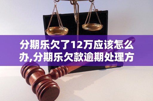 分期乐欠了12万应该怎么办,分期乐欠款逾期处理方法