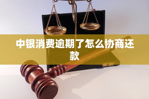 中银消费逾期了怎么协商还款