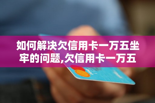 如何解决欠信用卡一万五坐牢的问题,欠信用卡一万五如何妥善处理