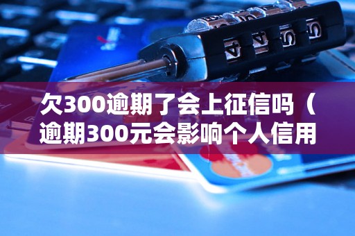 欠300逾期了会上征信吗（逾期300元会影响个人信用记录吗）