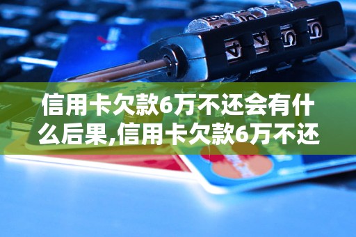 信用卡欠款6万不还会有什么后果,信用卡欠款6万不还会被追究法律责任吗