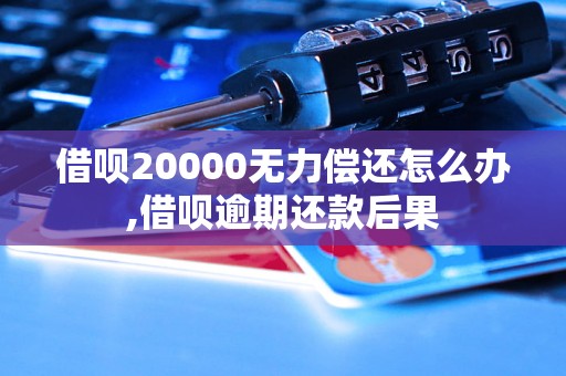 借呗20000无力偿还怎么办,借呗逾期还款后果