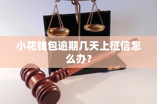 小花钱包逾期几天上征信怎么办？